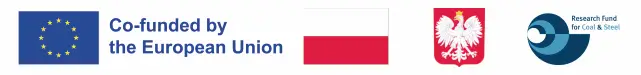 Logotypy UE polski RP i Research Found for coal & Steel