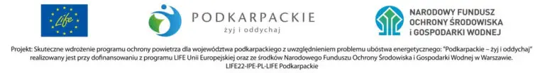 baner z logotypami Podkarpackie -Żyj i oddychaj