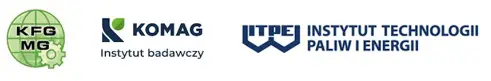 Logotypy KFG KOMAG ITPE