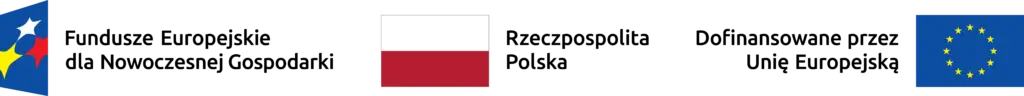 Logotypy Fundusze Europejskie dla Nowoczesnej Gospodarki , Rzeczpospolita Polska, Dofinansowane przez unię Europejską