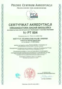 Certyfikat PT004 2026
